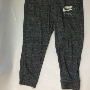 Women NIKE Gym Capri sweatpants.